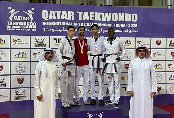 Илья Данилов завоевал серебро чемпионата Катара по тхэквондо